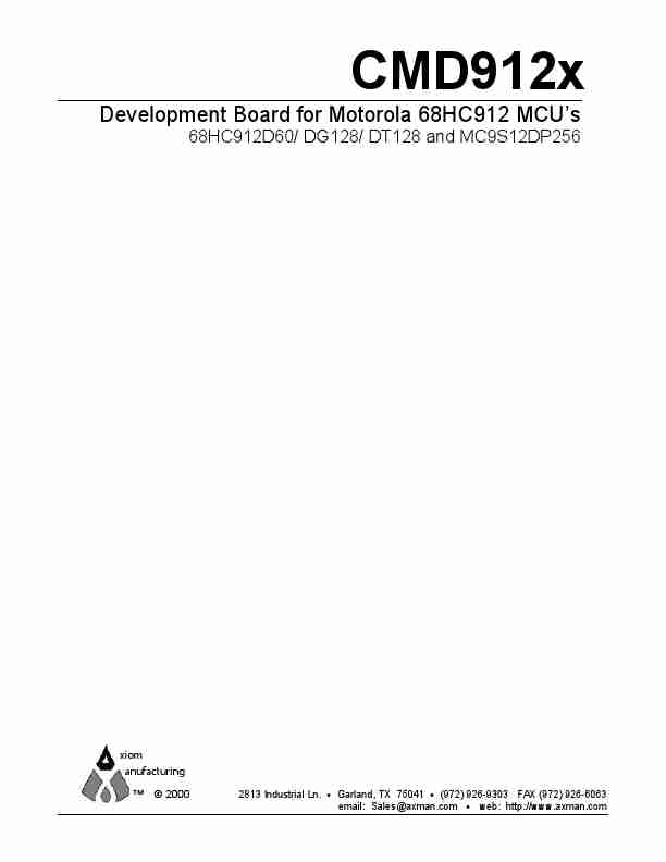 Motorola Computer Hardware 68HC912-page_pdf